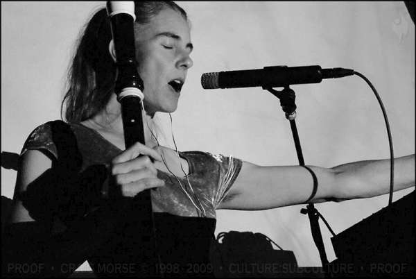 Bonnie McNairn performing at IAMINDUST 2008, Orbis Nex, Oakland, California